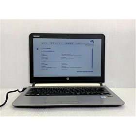 中古 ノートパソコン HP ProBook 430 G3 N6P79AV Corei5-6200U/8GB-MEM/240GB-SSD/13.3インチ/OS無し/バッテリ消耗/難あり品