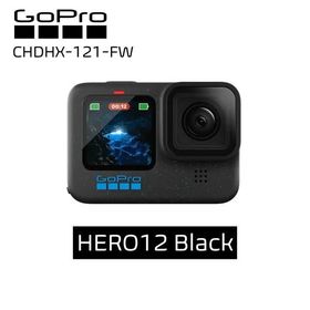GoPro HERO12 Black ゴープロ CHDHX-121-FW アクションカメラ 国内正規品 5.3K 4K ビデオブレ補正 高画質 防水性 耐久性 録音可能 超広角