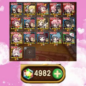 9022.魔法少女まどか☆マギカコンプ+運UP70↑ | ポコダン(ポコロンダンジョンズ)のアカウントデータ、RMTの販売・買取一覧