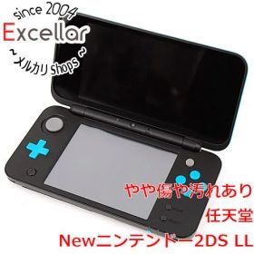[bn:0] 任天堂 Newニンテンドー2DS LL ブラック×ターコイズ 本体のみ