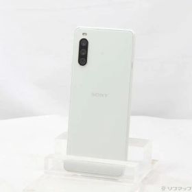 〔中古品〕 Xperia 10 III 128GB ホワイト A102SO Y!mobile【377】