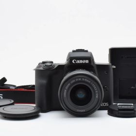 [極上品] Canon/キヤノン EOS Kiss M ミラーレス一眼カメラ EF-M 15-45mm #2714A