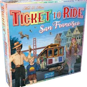 ボードゲーム Ticket to Ride San Francisco チケット トゥ ライド サンフランシスコ Alan R Moon 短時間 十五分 英語版 日本語説明書なし