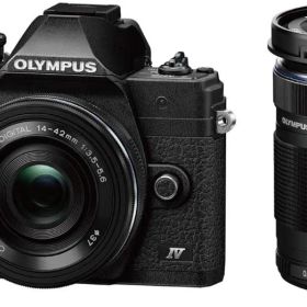 オリンパス OM-D E-M10 MarkIV EZダブルズームキット ブラック