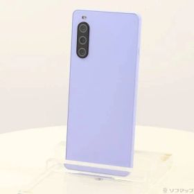 〔中古品〕 Xperia 10 V 128GB ラベンダー SOSAY1 Softbank SIMフリー【262】