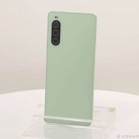〔中古品〕 Xperia 10 V 128GB セージグリーン SOSAY4 Softbank SIMフリー【349】