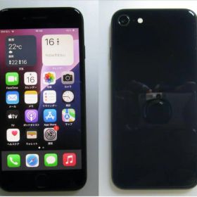 70 液晶新品 iPhoneSE３ 64GB au版SIMフリー ブラック