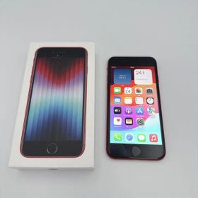 【美品】iPhone SE (第3世代) 64GB SIMフリー レッド
