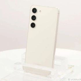 〔中古品〕 Galaxy S23 256GB クリーム SCG19 au SIMフリー【348】