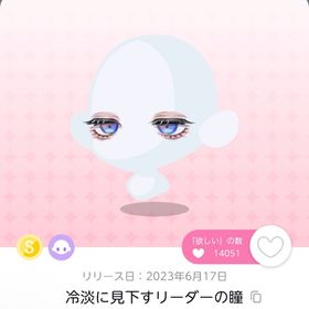 冷淡に見下すリーダーの瞳 | ポケコロツイン(ポケツイ)のアカウントデータ、RMTの販売・買取一覧