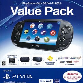 PlayStationVita Value Pack 3G/Wi-Fiモデル クリスタル・ブラック