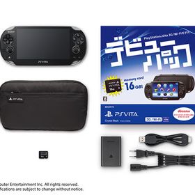 PlayStation Vita デビューパック 3G/Wi-Fiモデル クリスタル・ブラック