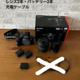 美品⭐︎SONY α7III レンズ2本・バッテリー2本付き