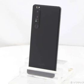 〔中古品〕 Xperia 1 III 256GB フロストブラック SO-51B docomo【305】