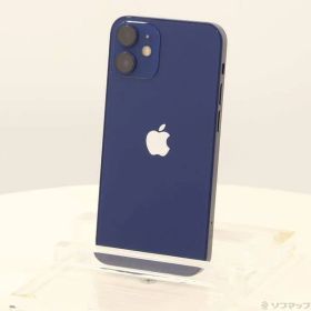 〔中古品〕 iPhone12 mini 128GB ブルー MGDP3J／A SIMフリー【196】