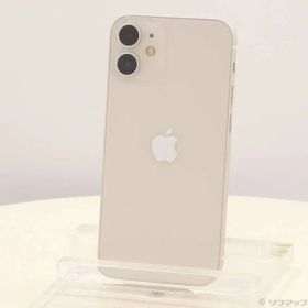 〔中古品〕 iPhone12 mini 128GB ホワイト MGDM3J／A SIMフリー【196】