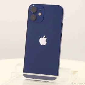 〔中古品〕 iPhone12 mini 64GB ブルー MGAP3J／A SIMフリー【247】