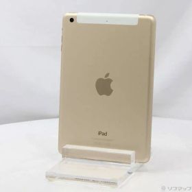 〔中古品〕 iPad mini 3 64GB ゴールド MGYN2J／A au【348】