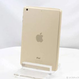 〔中古品〕 iPad mini 3 64GB ゴールド FGY92J／A Wi-Fi【305】