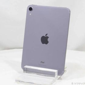 〔中古品〕 iPad mini 第6世代 256GB パープル MK8K3J／A SIMフリー【196】