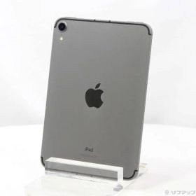 〔中古品〕 iPad mini 第6世代 64GB スペースグレイ MK893J／A SIMフリー【269】