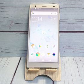 au SOV37 SONY Xperia XZ2 64GB リキッドシルバー ホワイト 984