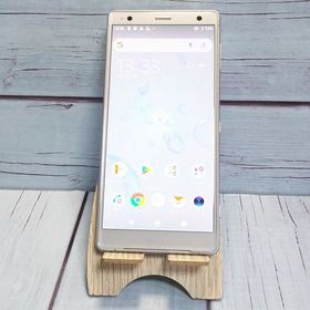 au SOV37 SONY Xperia XZ2 64GB リキッドシルバー ホワイト 584