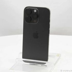 〔中古品〕 iPhone16 Pro 256GB ブラックチタニウム MYN03J／A SIMフリー【348】