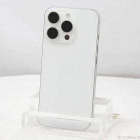〔中古品〕 iPhone16 Pro 256GB ホワイトチタニウム 3N744J／A SIMフリー【344】