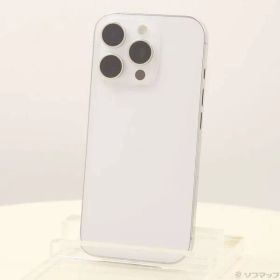 〔中古品〕 iPhone16 Pro 256GB ホワイトチタニウム 3N744J／A SIMフリー【377】