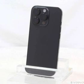 〔中古品〕 iPhone16 Pro 256GB ブラックチタニウム MYN03J／A SIMフリー【371】