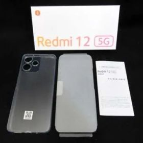 スマホ Redmi 12 5G XIG03 ミッドナイトブラック KDDI判定〇 シャオミ Xiaomi 箱入り スマートフォン 未使用 ■