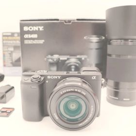 ショット数1,214枚【極上品 & おまけ付き】SONY ソニー α6400 ダブルズームレンズキット ILCE-6400Y ブラック