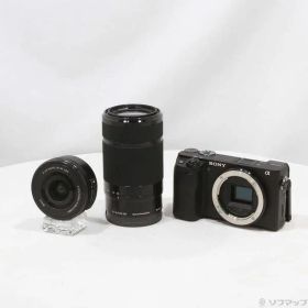 〔中古品〕 α6400 ILCE-6400Y ダブルズームレンズキット ブラック【349】