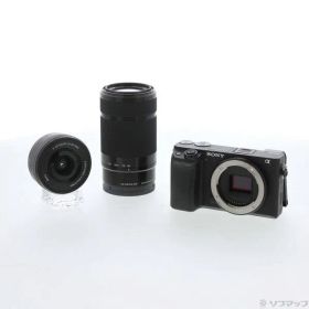 〔中古品〕 α6400 ILCE-6400Y ダブルズームレンズキット ブラック【276】