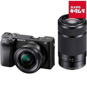 【新品】ソニー α6400 ダブルズームレンズキット ブラック [ILCE-6400Y B]