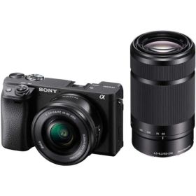 SONY(ソニー) APS-C ミラーレス一眼カメラ α6400 ダブルズームレンズキット(同梱レンズ:SELP1650+SEL55210) ブラック ILCE-6400Y B