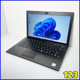 バッテリー５時間半☆core i7＆8GB＆Win11の第８世代のVAIO Pro PGノートパソコン