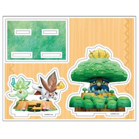 『ファンタジーライフi グルグルの竜と時をぬすむ少女』 オリジナルアクリルジオラマ ちょうろう樹 (ヨハネス＆リーファ)