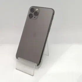 【中古】Apple au 【SIMロック解除済み】 iPhone 11 Pro 64GB スペースグレイ MWC22J/A【大阪堂島】保証期間１週間【ランクC】