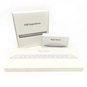 Apple Magic Keyboard MLA22J/A / Magic Mouse MK2E3J/A / USB SuperDrive MD564ZM/A 3点セット ※中古