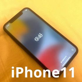 Apple iPhone 11 ブラック 74%バッテリー