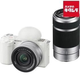 【新品】ソニー VLOGCAM ZV-E10 ダブルズームレンズキット ホワイト [ZV-E10X W] 《納期約１－２週間》