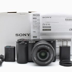 [極上品] SONY α VLOGCAM ZV-E10 ホワイト 16-50mm #2562036A