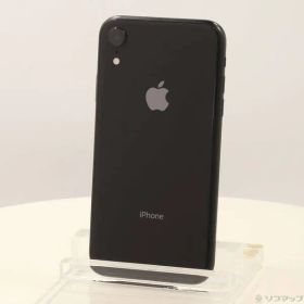 〔中古品〕 iPhoneXR 64GB ブラック MT002J／A SoftBank【276】