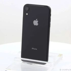 〔中古品〕 iPhoneXR 64GB ブラック MT002J／A SIMフリー【276】