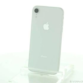 〔中古品〕 iPhoneXR 64GB ホワイト MT032J／A SIMフリー【262】