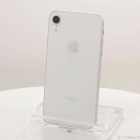 〔中古品〕 iPhoneXR 64GB ホワイト MT032J／A SoftBank【344】