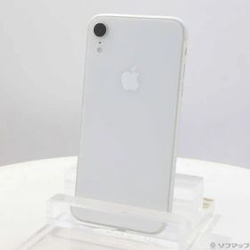 〔中古品〕 iPhoneXR 64GB ホワイト MT032J／A SoftBank【262】