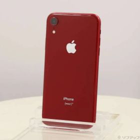 〔中古品〕 iPhoneXR 64GB プロダクトレッド MT062J／A SIMフリー【269】